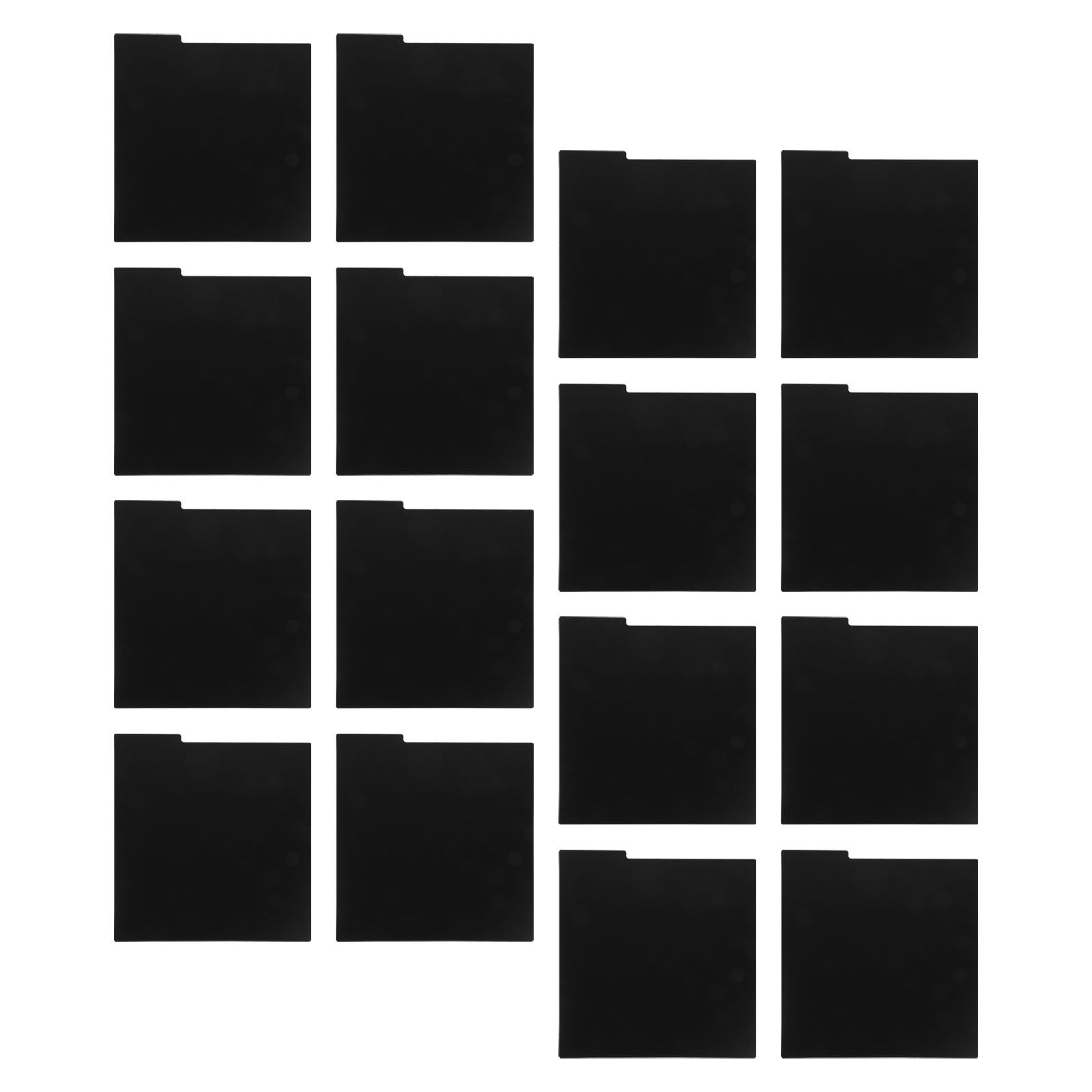 Index Tab Divider - 16 Stück Vinyl-Schallplatten-Trennblätter, Plastik-Album-Trennblätter, Register-Tabs für