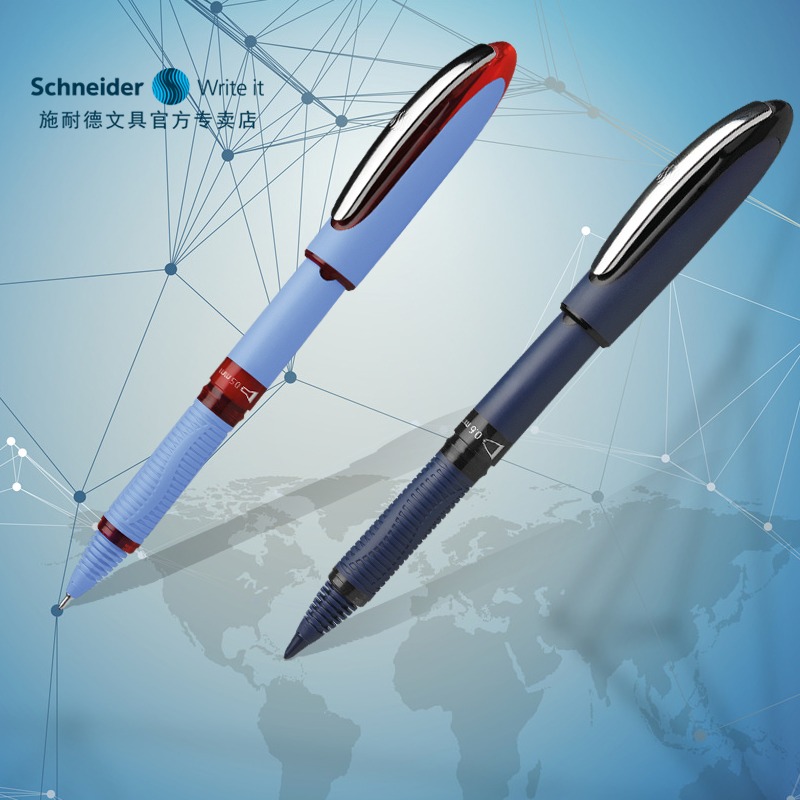 Gel Ink Pen Set - Schneider ein Business-Rollerball-Stift, 0.3/0.5/0.6/1,0mm ultra glatte
