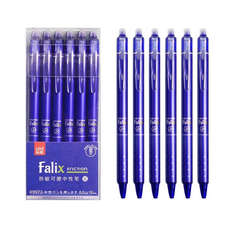 Gel Ink Pen Set - 0,5 mm einziehbares, löschbares Gelschreiber-Set mit