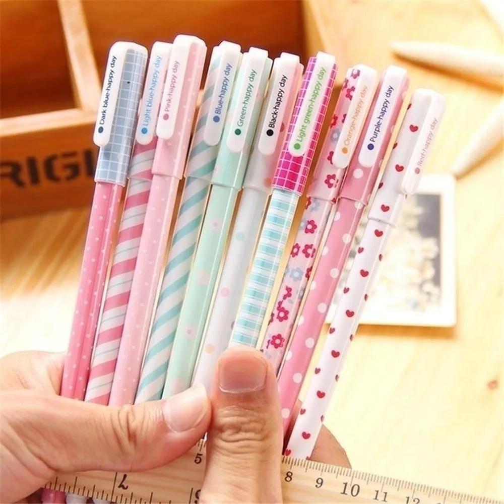 Gel Ink Pen Set - 10 Stück/Set Bunte 0,38 mm Gel-Stift