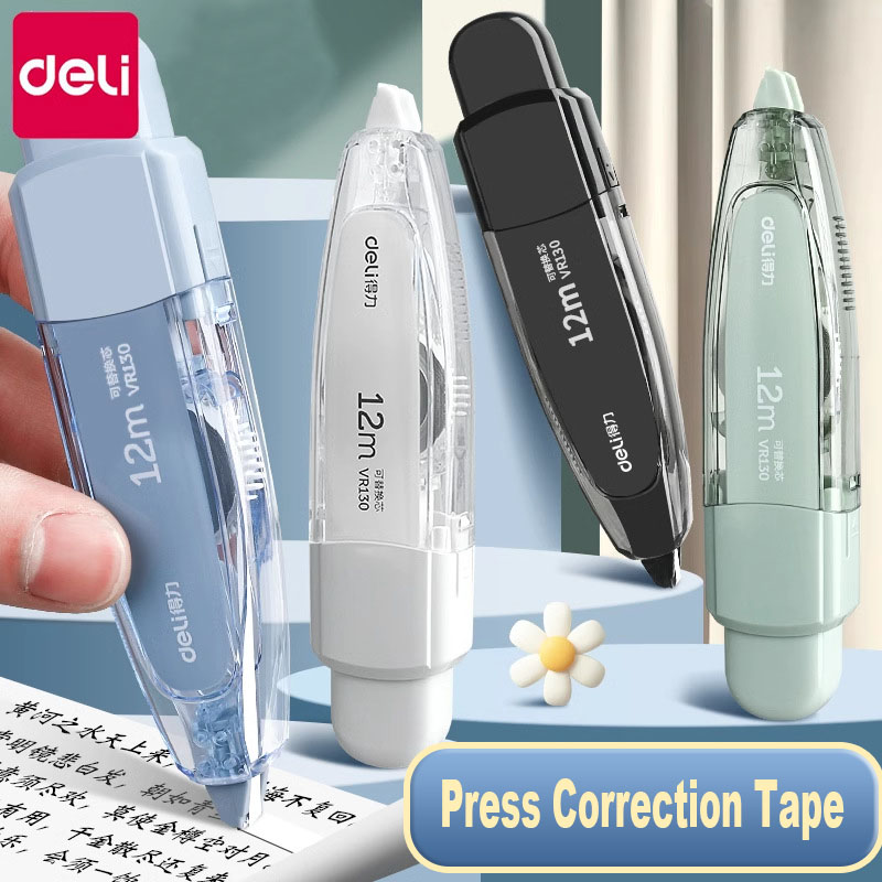 Correction Tape Roller - Press-Korrekturband-Set, 5 mm x 12 m,