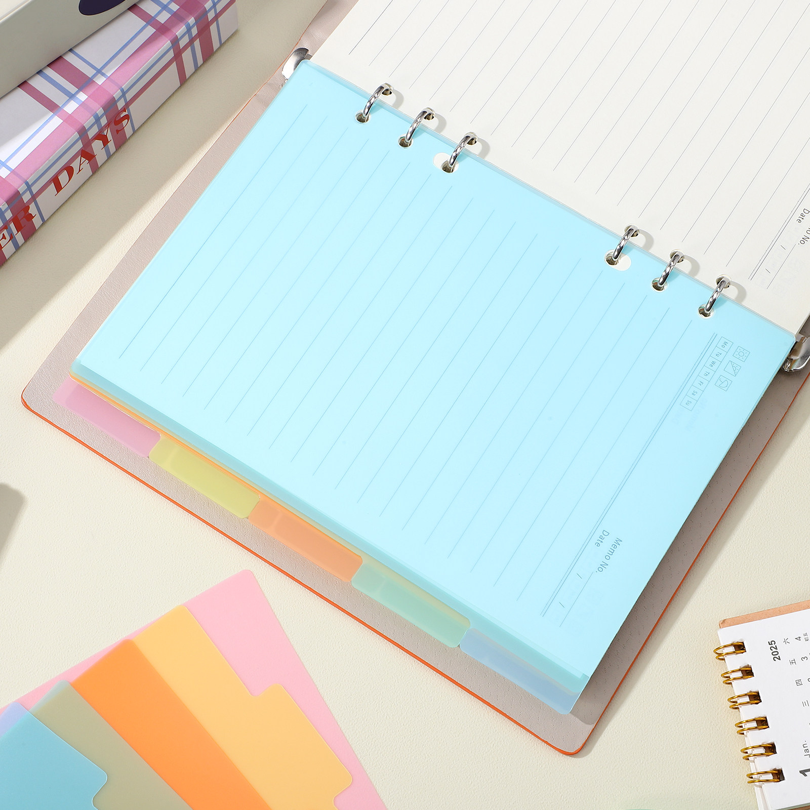 Index Tab Divider - 10 Stück Glatte Flexible Kunststoff-Trennblätter mit