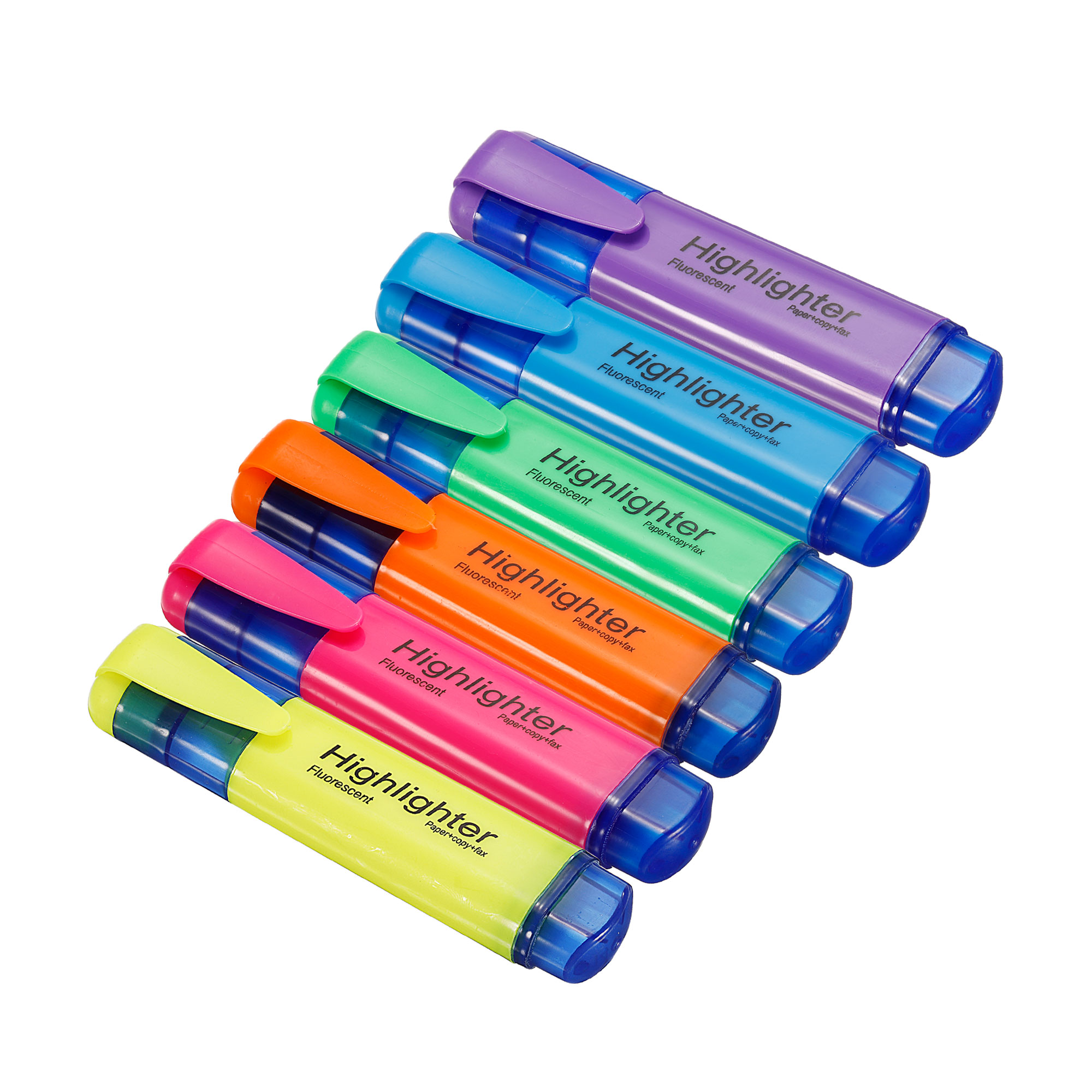 Highlighter Set Pastel - 4/6 Stück Textmarker, fluoreszierender Stift, breite