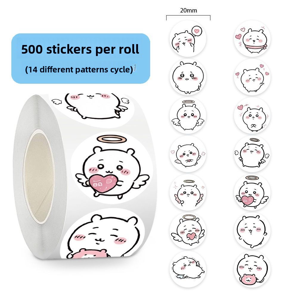 jiyi Aufkleber-Rolle, 500 Stüc – Sticker Label Roll Bewertung und Preis