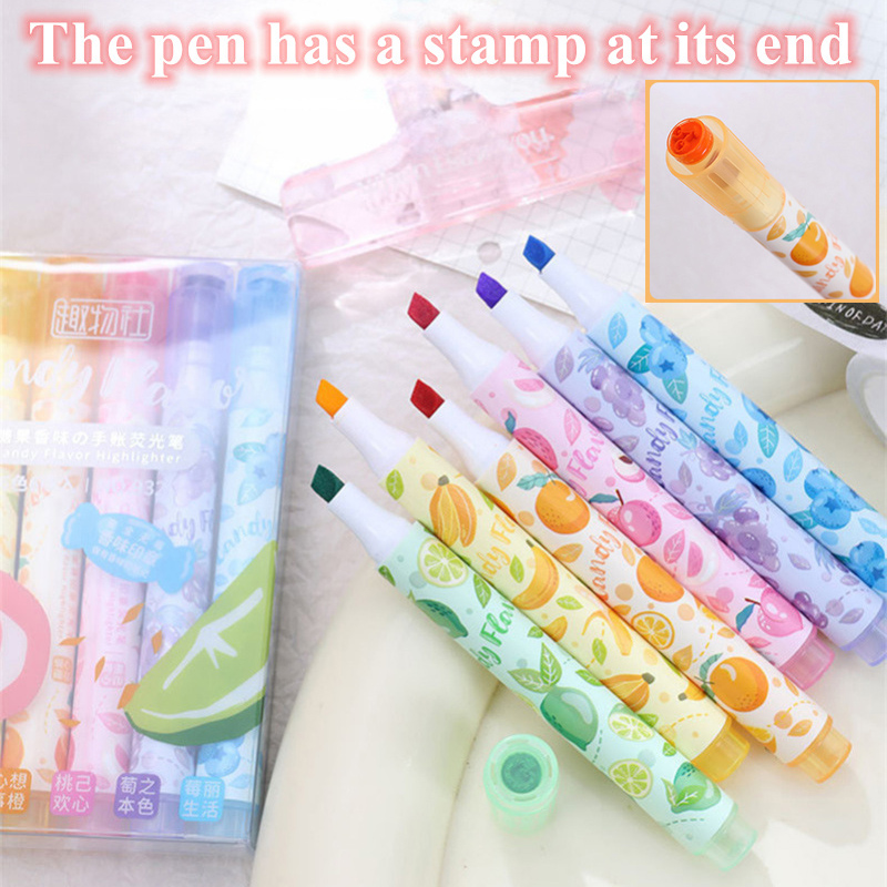 Kreativer Textmarker mit Fruch – Highlighter Set Pastel Bewertung und Preis