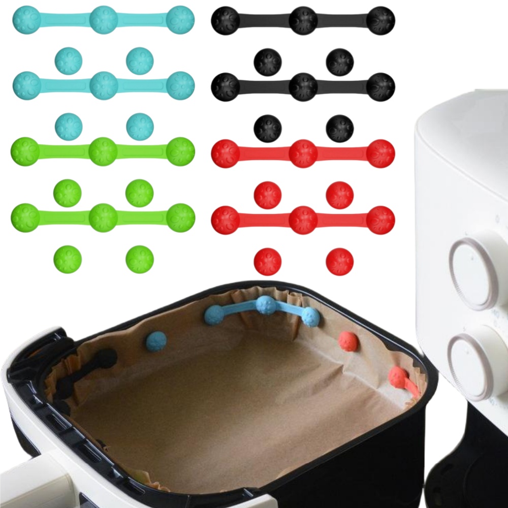 1/2 Sets Silikon-Luftfritteuse – Paperclip Magnetic Set Bewertung und Preis