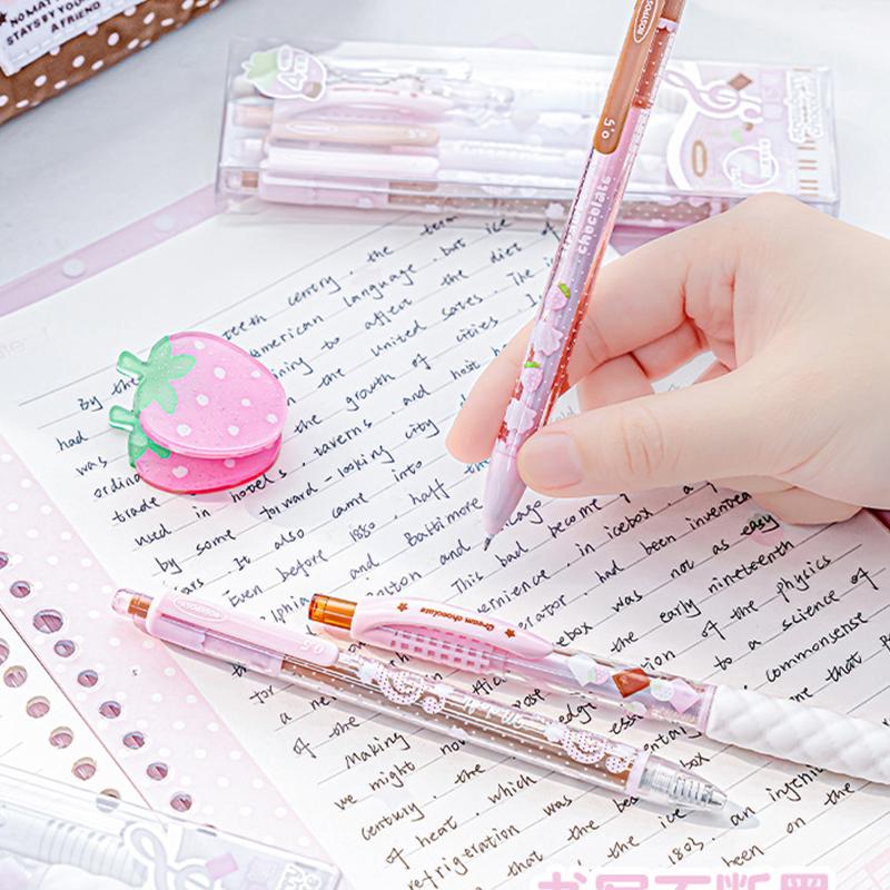 Erdbeer-Schokoladen-Serie 0,5m – Gel Ink Pen Set Bewertung und Preis