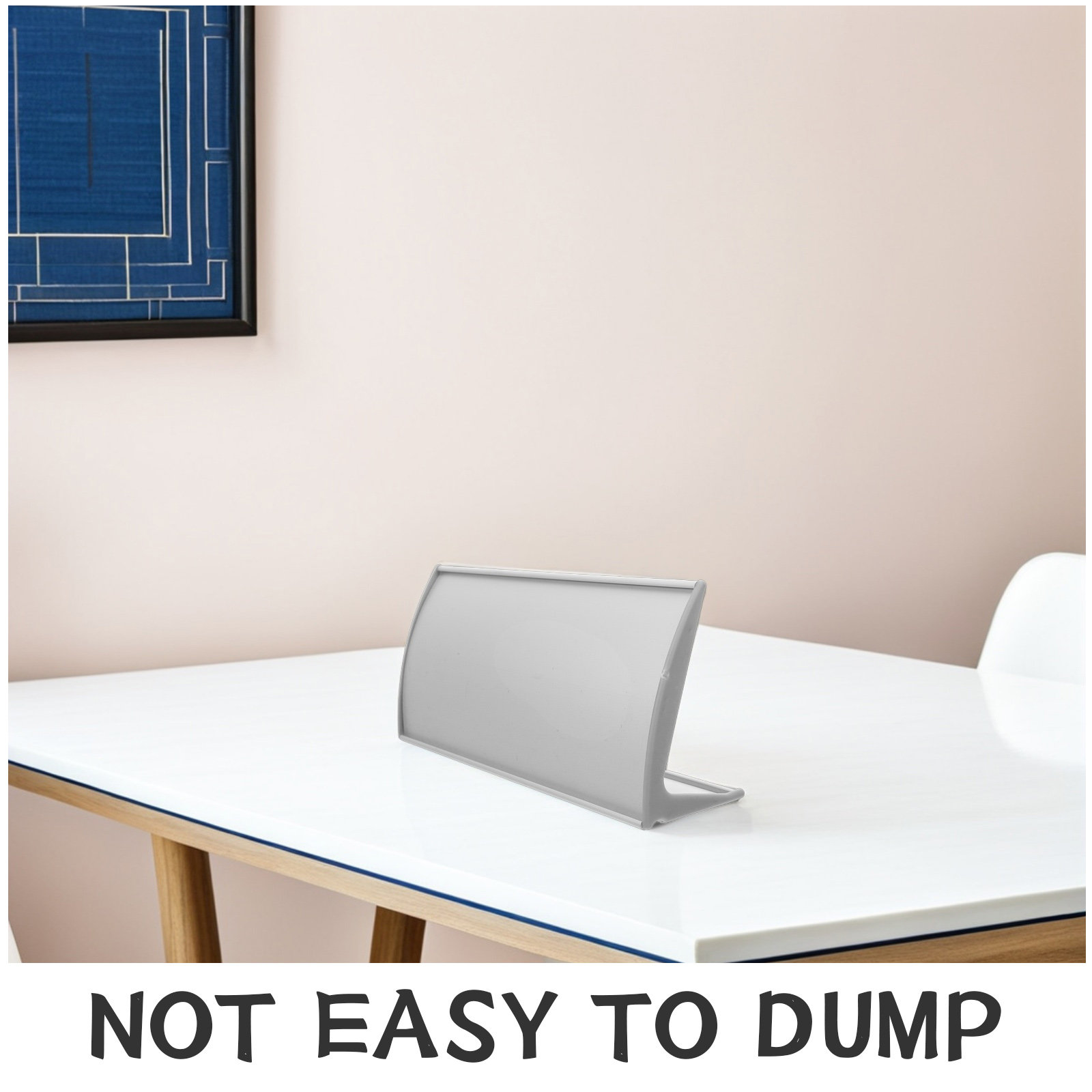 Blanker, gewölbter Schreibtisc – Desk Name Plate Bewertung und Preis