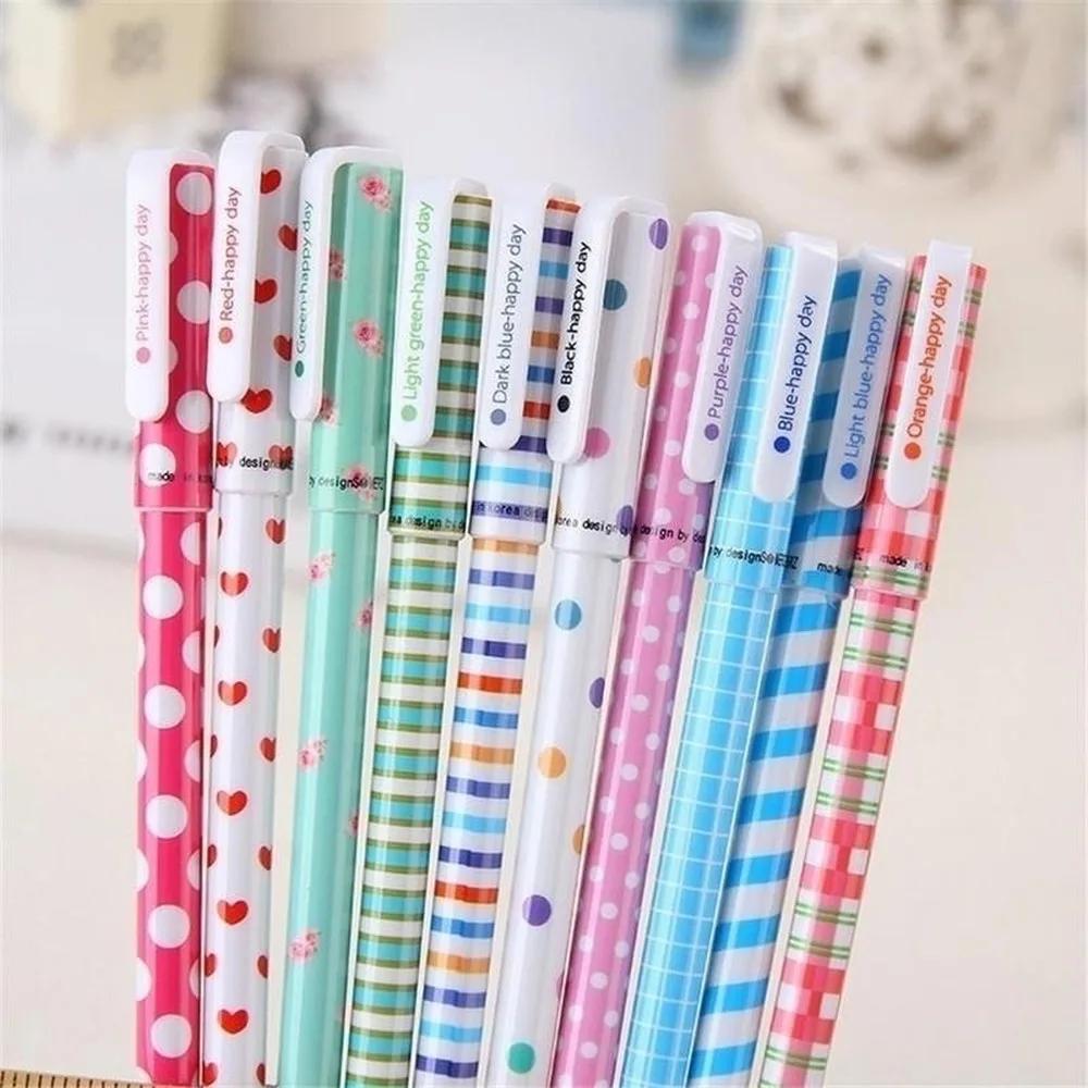 10 Stück/Set Bunte 0,38 mm Gel – Gel Ink Pen Set Bewertung und Preis