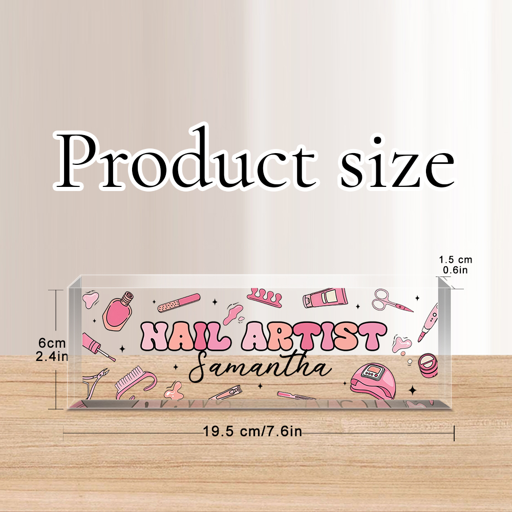 Personalisiertes Acryl-Namenss – Desk Name Plate Bewertung und Preis