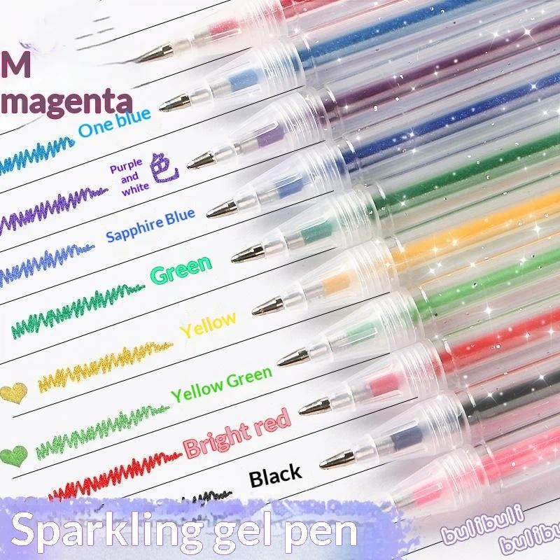 8/12/18 Farben Glitzer-Gelstif – Gel Ink Pen Set Bewertung und Preis