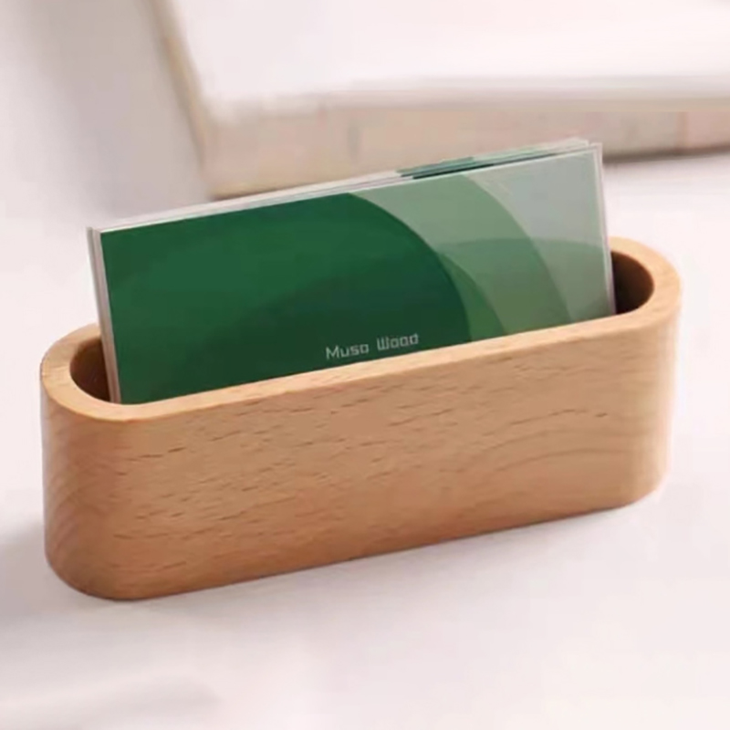Visitenkartenhalter aus Holz,  – Desk Name Plate Bewertung und Preis
