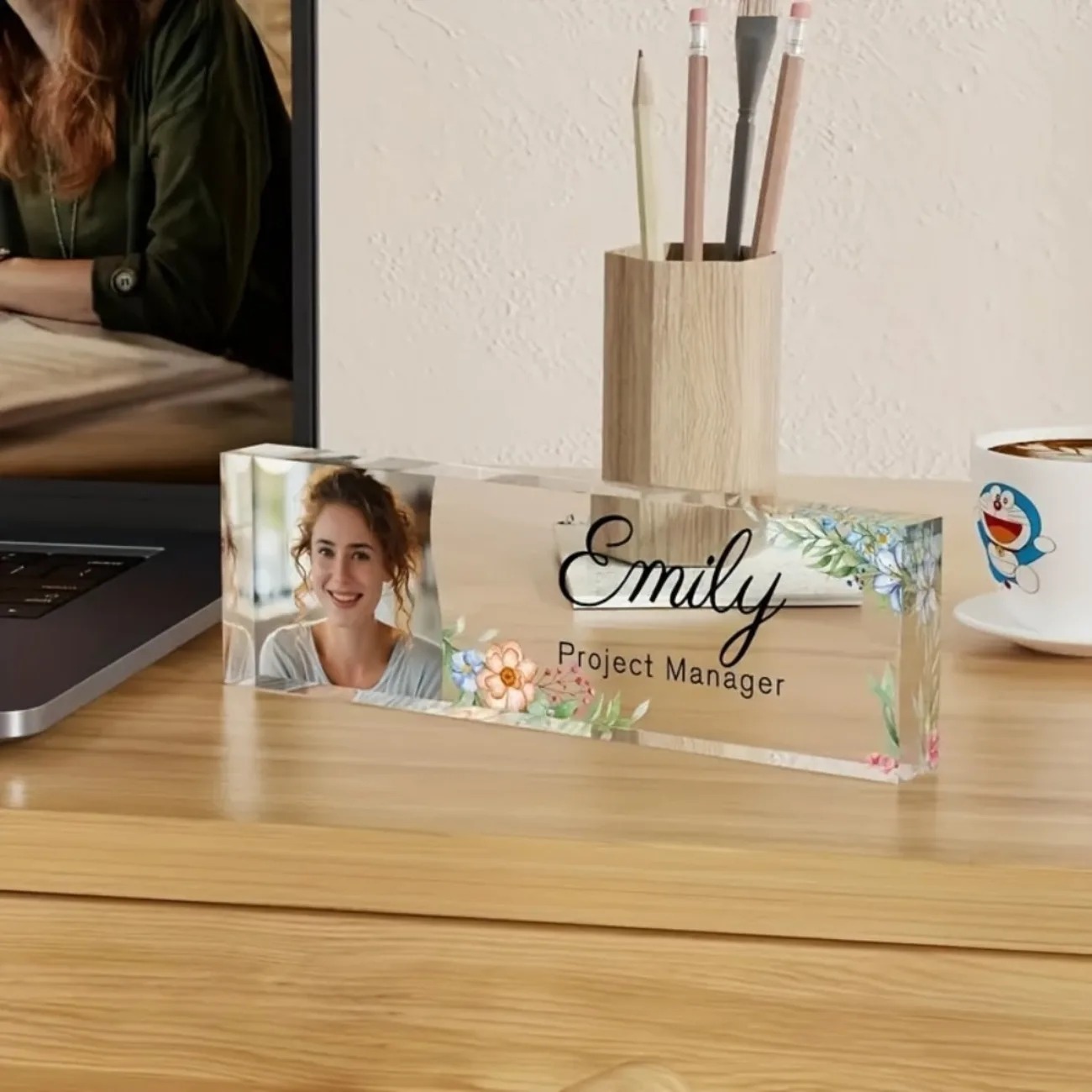 1 Stück personalisiertes flora – Desk Name Plate Bewertung und Preis