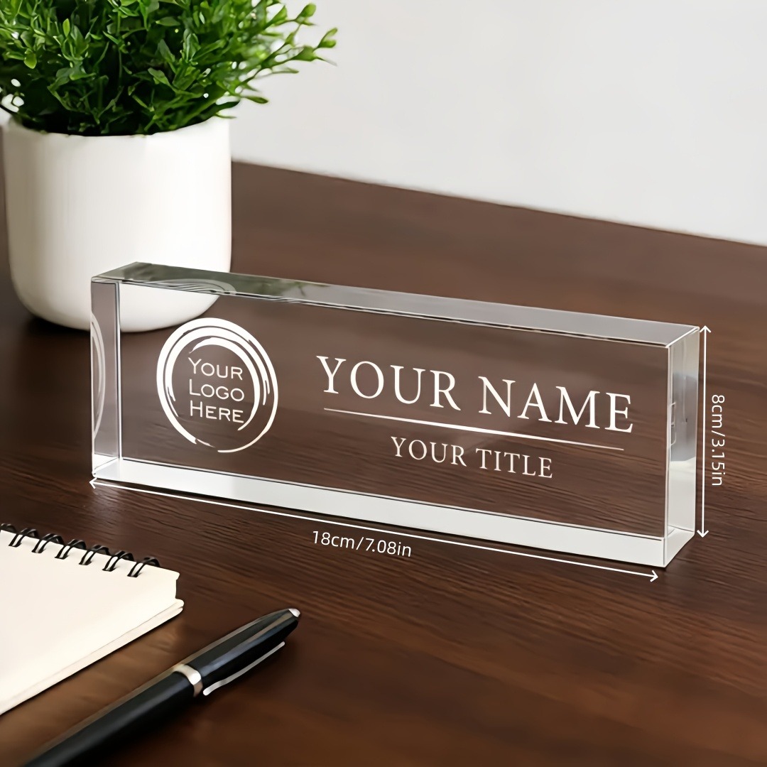 2D Flaches Personalisiertes Ac – Desk Name Plate Bewertung und Preis
