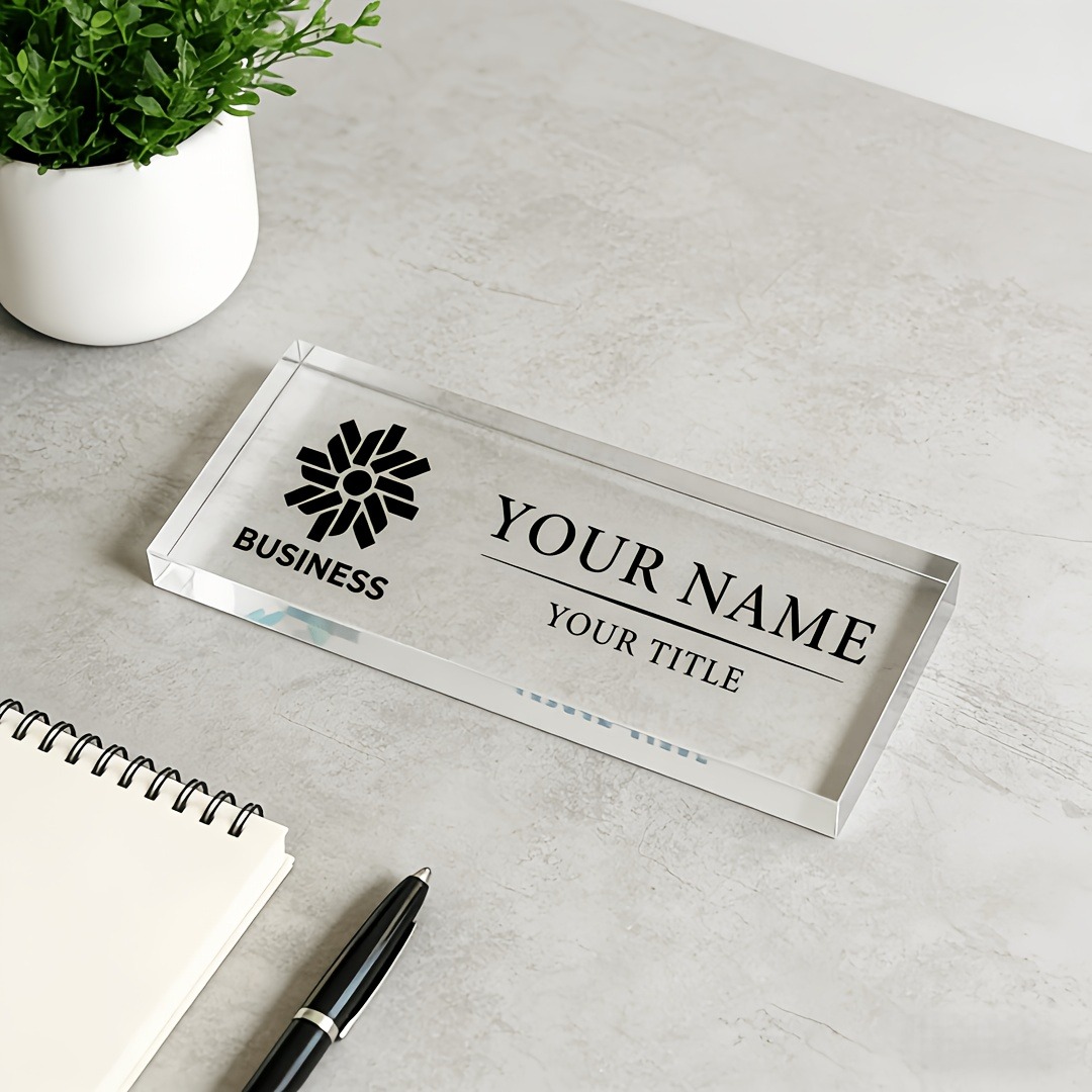2D Flaches Personalisiertes Ac – Desk Name Plate Bewertung und Preis