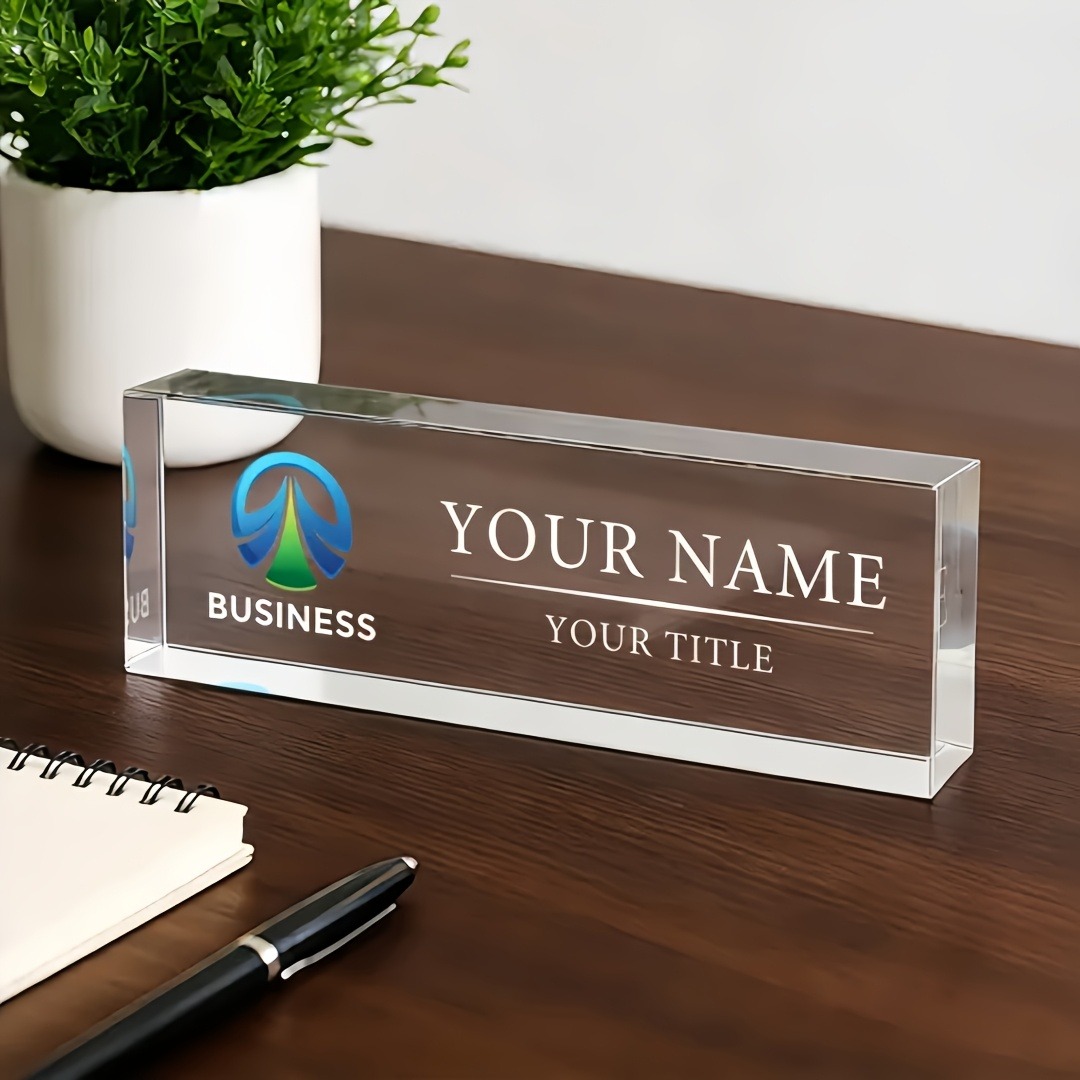 2D Flaches Personalisiertes Ac – Desk Name Plate Bewertung und Preis