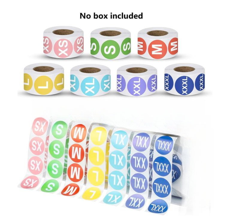 7 Rollen mit 500 Stück Aufkleb – Sticker Label Roll Bewertung und Preis