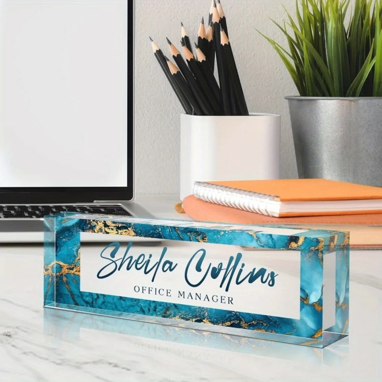 [2D Flach] Lustiges, individue – Desk Name Plate Bewertung und Preis