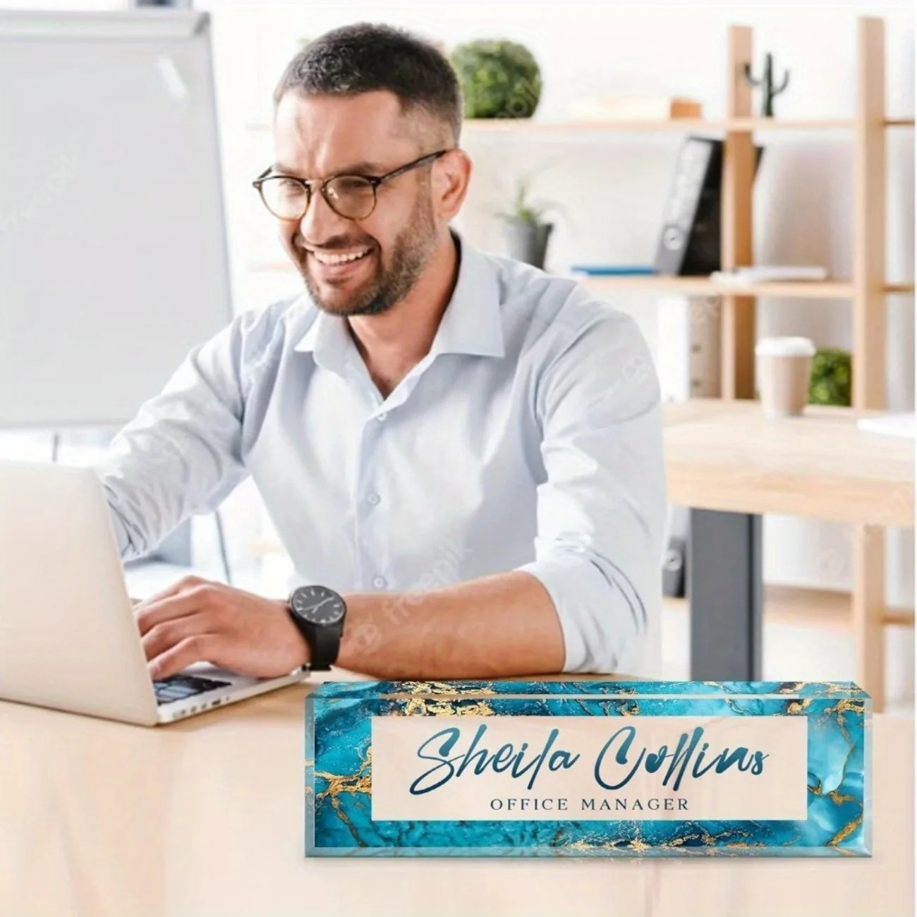 [2D Flach] Lustiges, individue – Desk Name Plate Bewertung und Preis