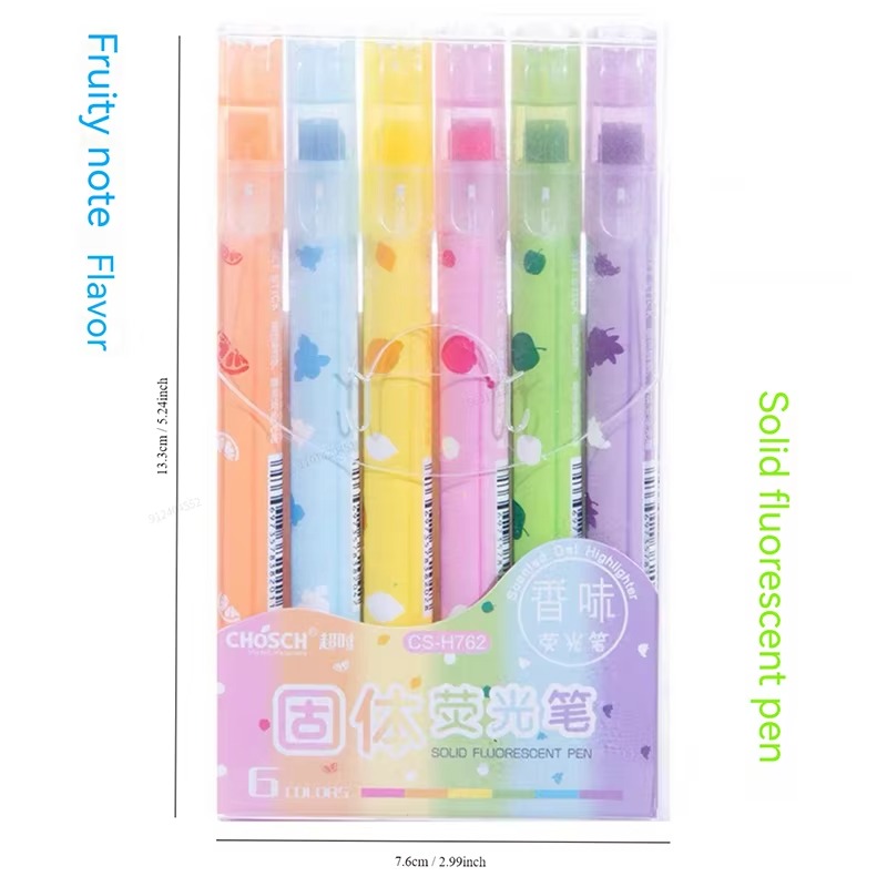 6 Farben/Set Pastell-Gel-Textm – Highlighter Set Pastel Bewertung und Preis