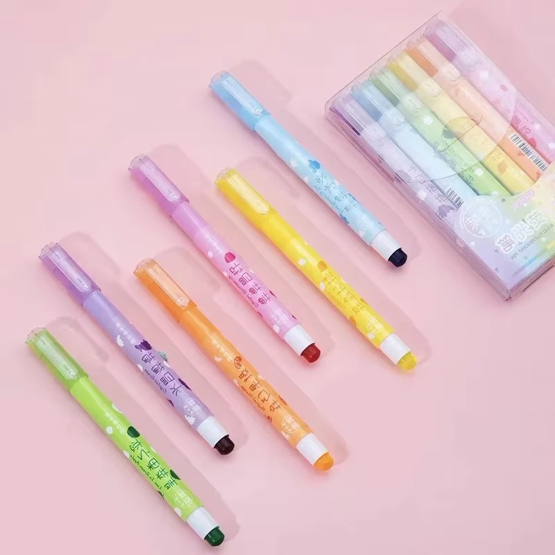 6 Farben/Set Pastell-Gel-Textm – Highlighter Set Pastel Bewertung und Preis