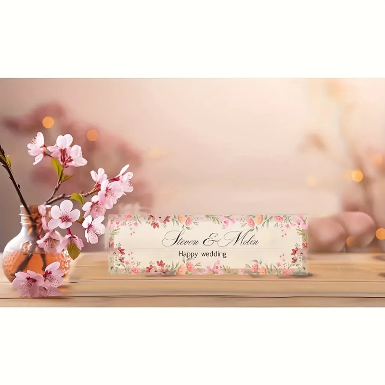 Anpassbares 2D-Acryl-Schreibti – Desk Name Plate Bewertung und Preis